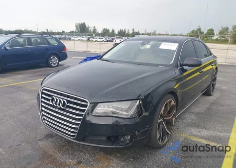 2014 Audi A8 L 3.0 Tdi из США, поврежденный, VIN WAURMAFDXEN001272